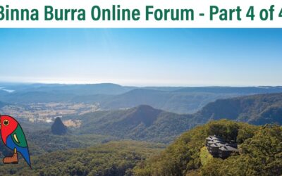 Binna Burra Stakeholders Online Forum 4 of 4