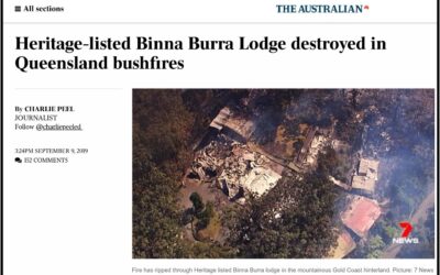 A Phoenix Reborn from Ashes:  The Story of Binna Burra Lodge Recovery After 2019 Bushfires.