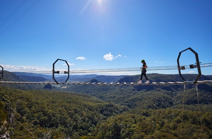 Binna Burra - Happitat The Arete Via Ferrata Bridge