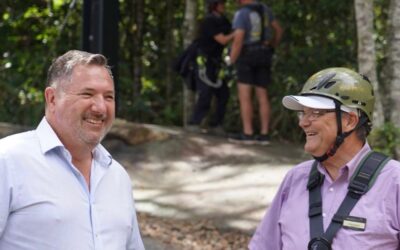 Official opening of the Happitat Cliff Park adventures at Binna Burra