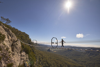 Binna Burra - The Arete Via Ferrata Climb