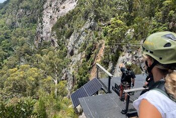 Binna Burra - Happitat Adventure Park - The Overhang Zipline Course